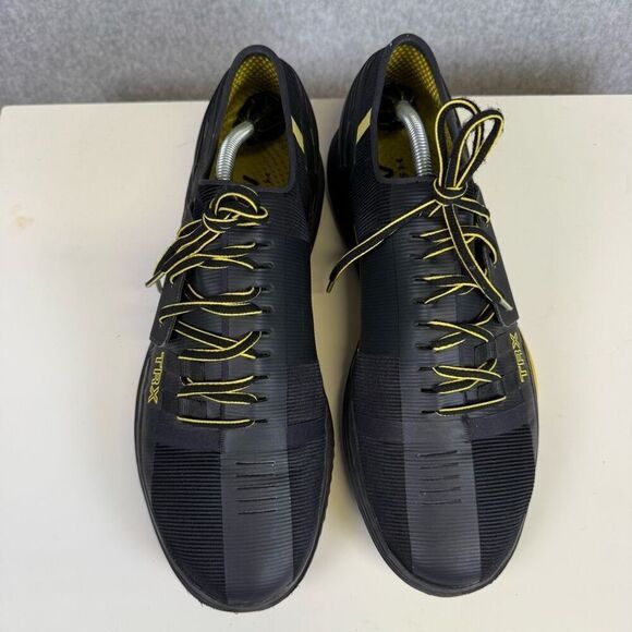 Under Armour Men\'s Size 12.5 Black Yellow TRX AMP 2.0 Athletic Shoes Sneakers main image 4